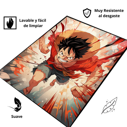 Alfombra Anime Decorativa Luffy